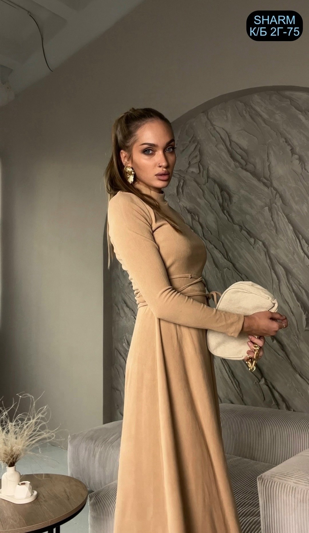 платье из ткани лапша,платье женское бежевое,платье в длине миди,платье лапша женское,платье длинное