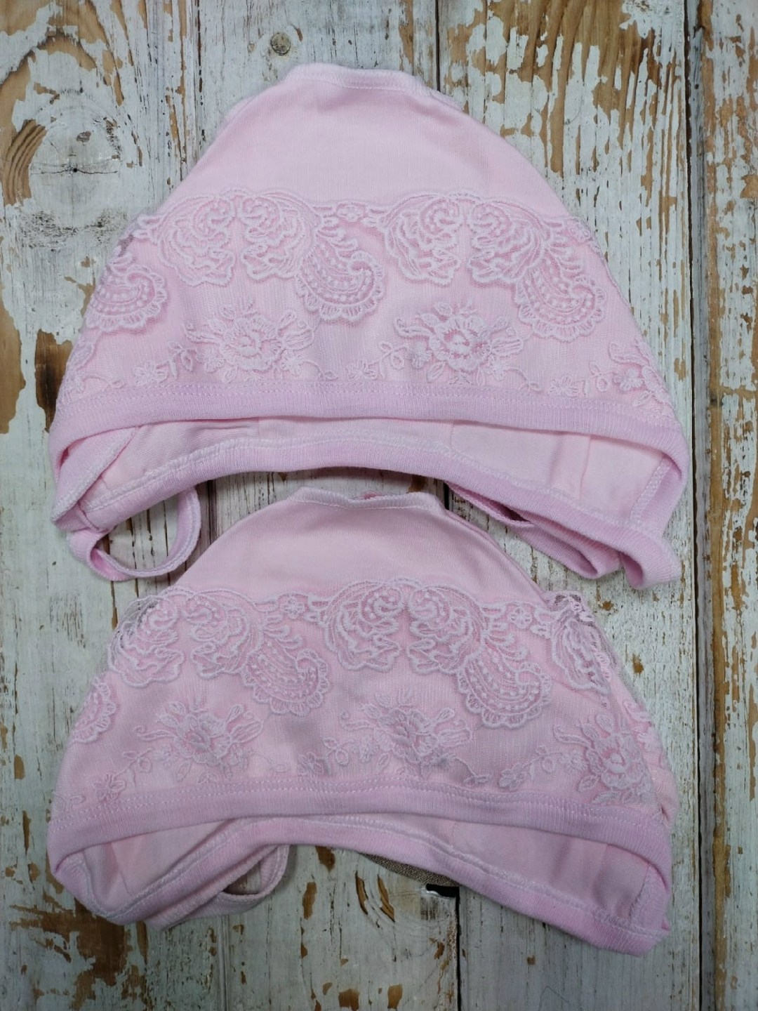 чепчик кружевной,чепчик,чепчик ситец,чепчики шапочки,чепчик для новорожденного