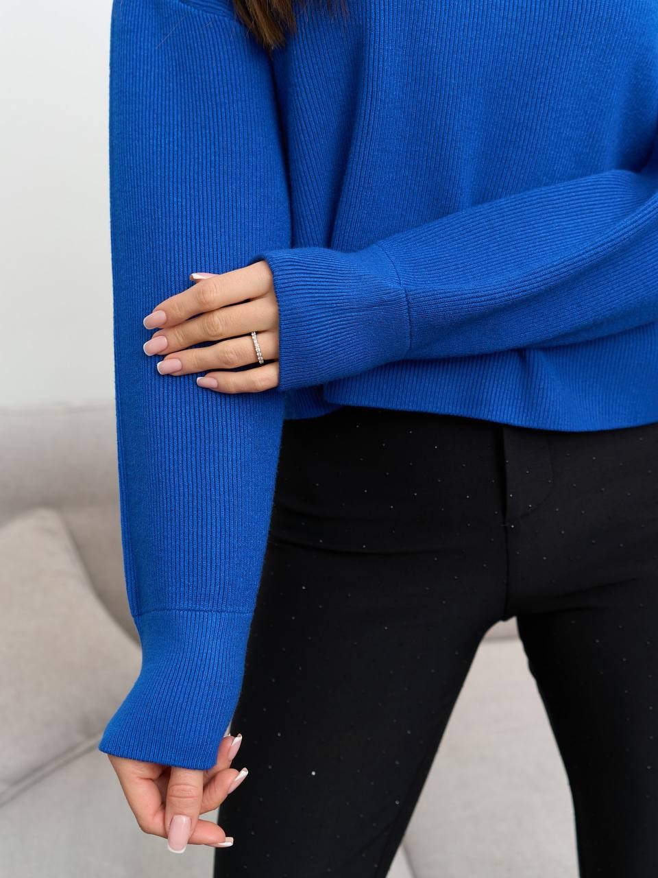 свитер синий,синий свитер женский,свитер джемпер,синий джемпер,свитер