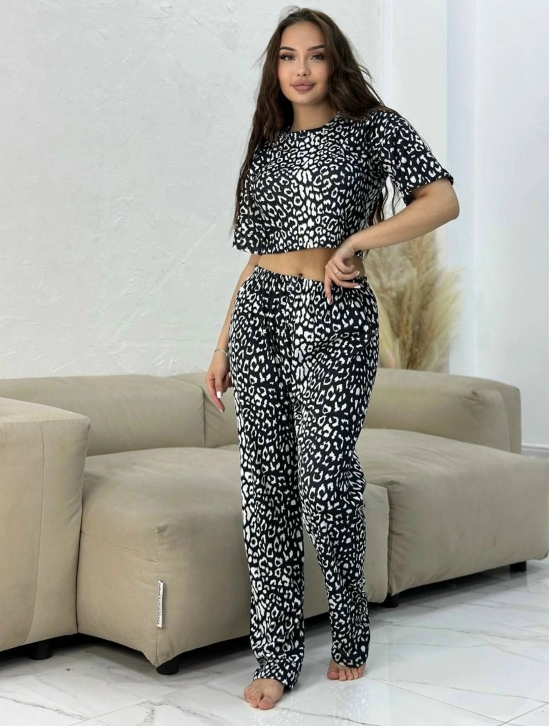 пижама коричневый,женские пижамы,пижама с штанами,домашние костюмы,трикотажные костюмы