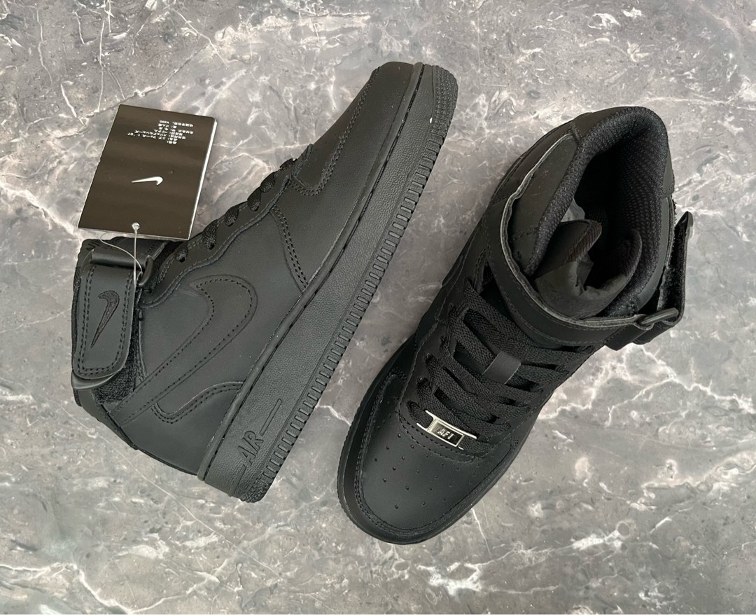 nike air force 1 mid black,nike air force 1 mid,nike air force 1 mid 07,nike air force 1 черные,nike air force 1 high black