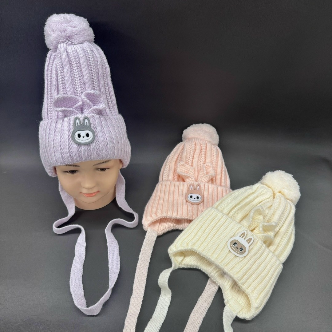 шапка детская вязаная,шапка вязаная детская на завязках,шапка детская,шапка вязаная для мальчика,вязаная шапка для девочек