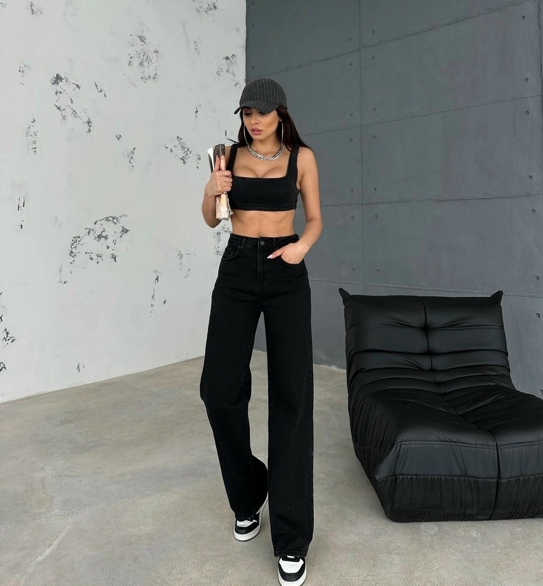 джинсы брюки,джинсы штаны,джинсы широкие женские,женские джинсы,джинсы женские черные