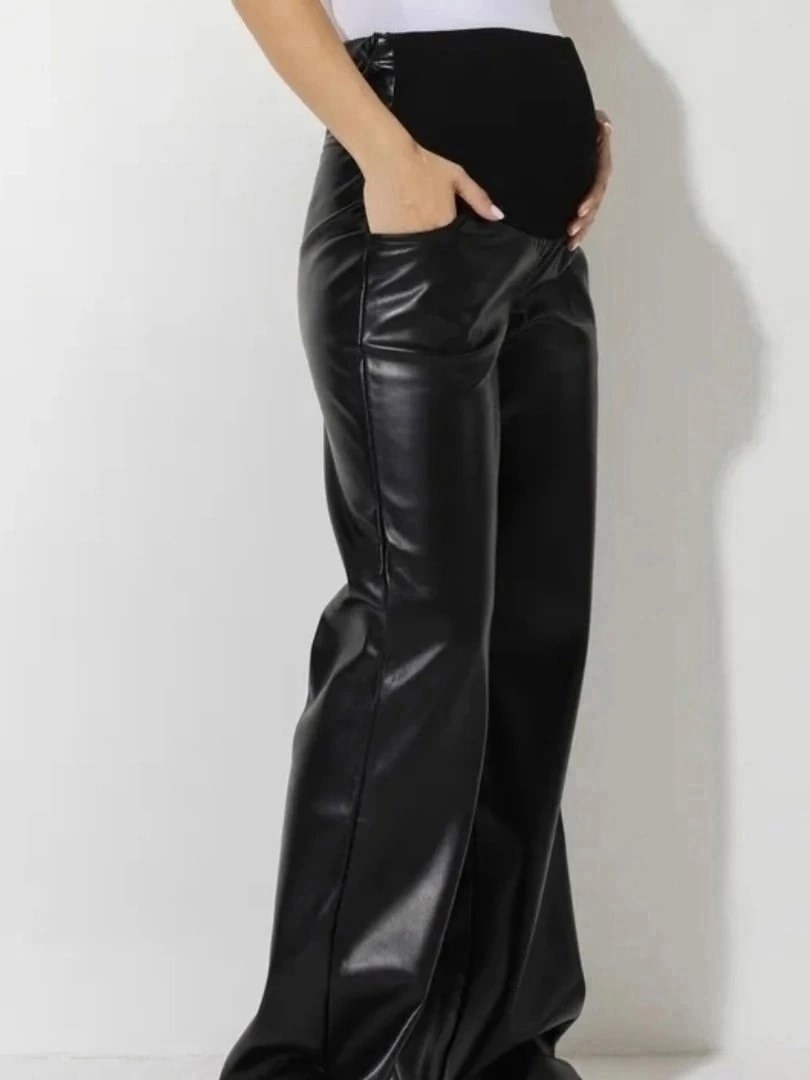 кожаные брюки,брюки из экокожи,брюки женские для беременных,женские брюки из экокожи,штаны для беременных