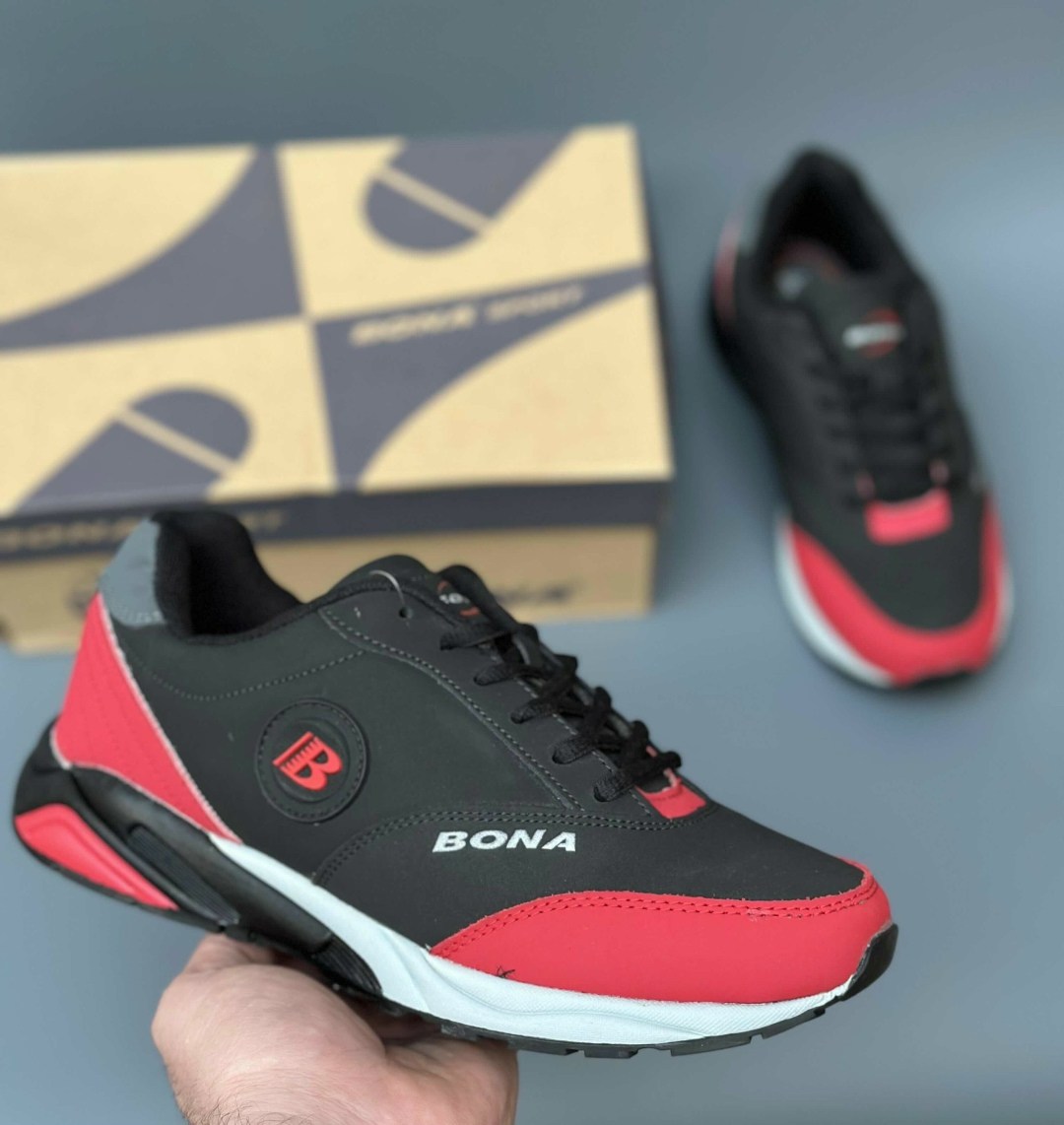 кроссовки,кроссовки bona,кроссовки бона красно черные,кроссовки мужские bona 757а,кроссовки мужские bona