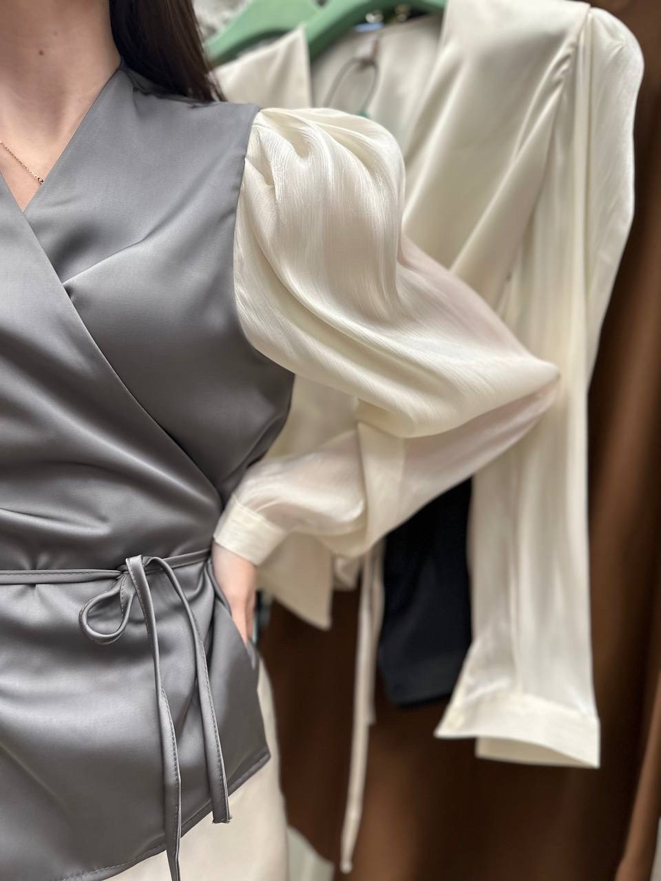 блузка кофточка,блузка серая,блузки женские,элегантная блузка,блузка