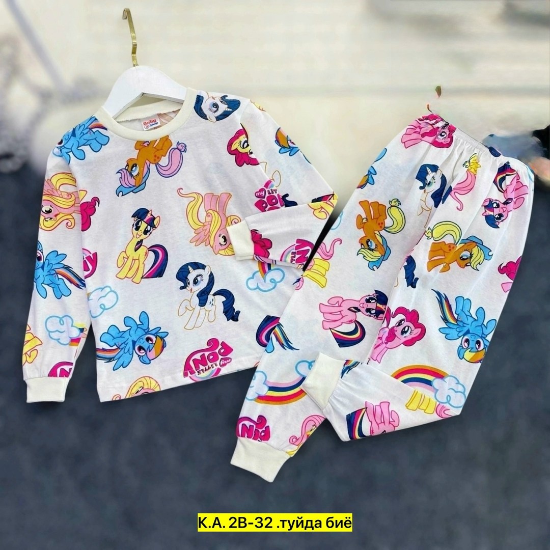 пижама детская,пижама для девочек,комплект пижама,пижама с клубникой детский,пижама для детей