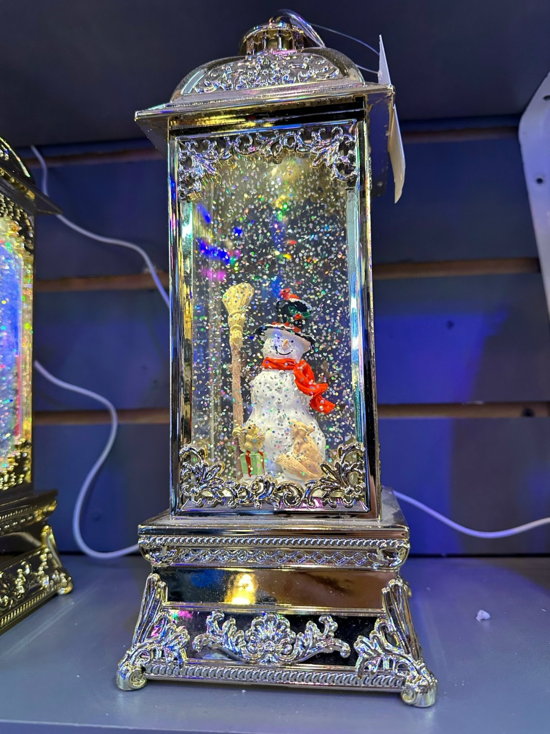 новогодний музыкальный фонарь светильник со,фонарь новогодний музыкальный светильник со снегом,новогодний фонарь светильник,новогодний фонарь,фонарь новогодний музыкальный