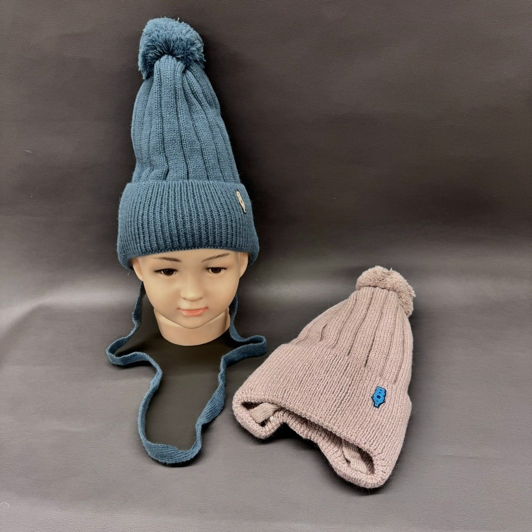 шапка вязаная демисезонная на завязках русбубон,комплект шапка со снудом для мальчика русбубон,шапка вязаная демисезонная и снуд русбубон,шапка вязаная для мальчика,комплект шапка со снудом для мальчи