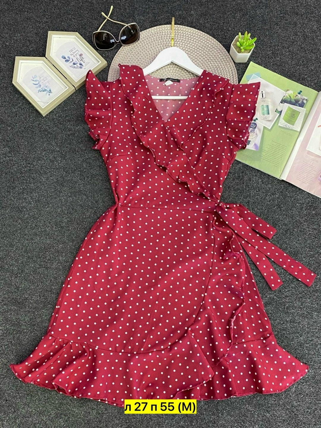 платье женская,платье сарафан,платье красное в горошек,платье,платье в горошек