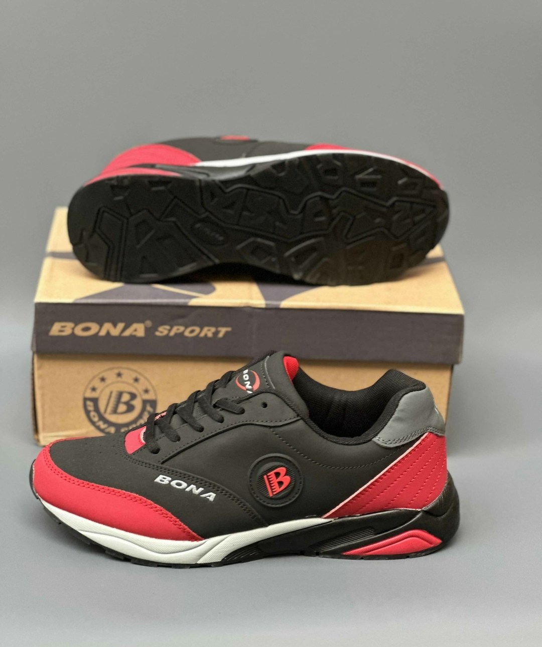 кроссовки,кроссовки bona,кроссовки бона красно черные,кроссовки мужские bona 757а,кроссовки мужские bona