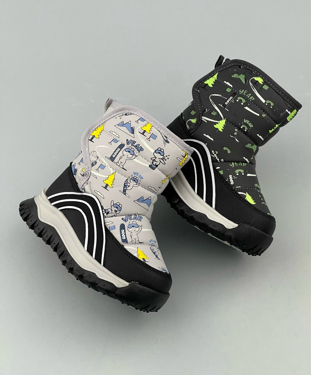 дутики нордман детские,сноубутсы детские,детские дутики,ortotex сноубутсы 17 серый,