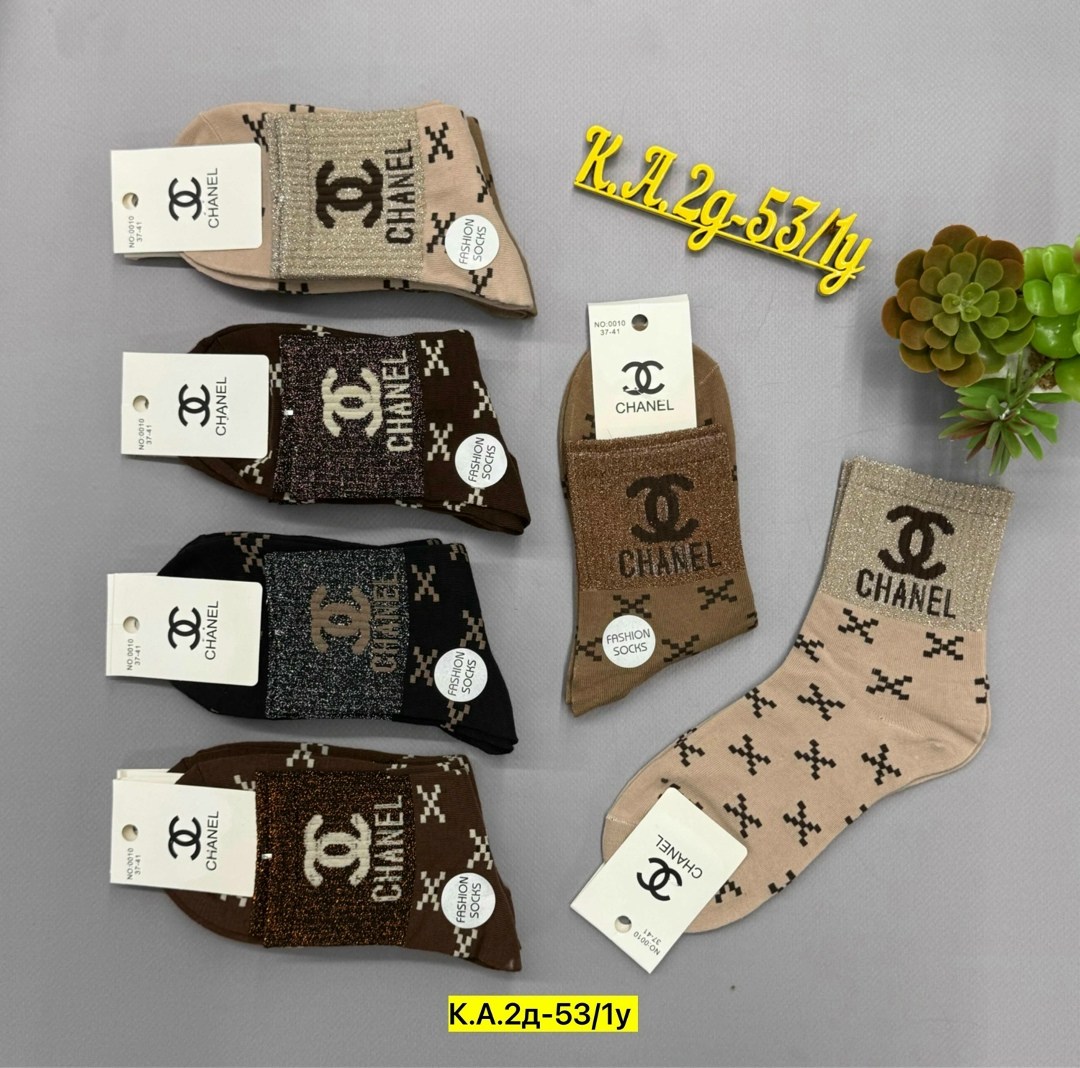 носки женские 10 пар,носки женские,комплект носки женские,носки chanel,брендовые носки женские