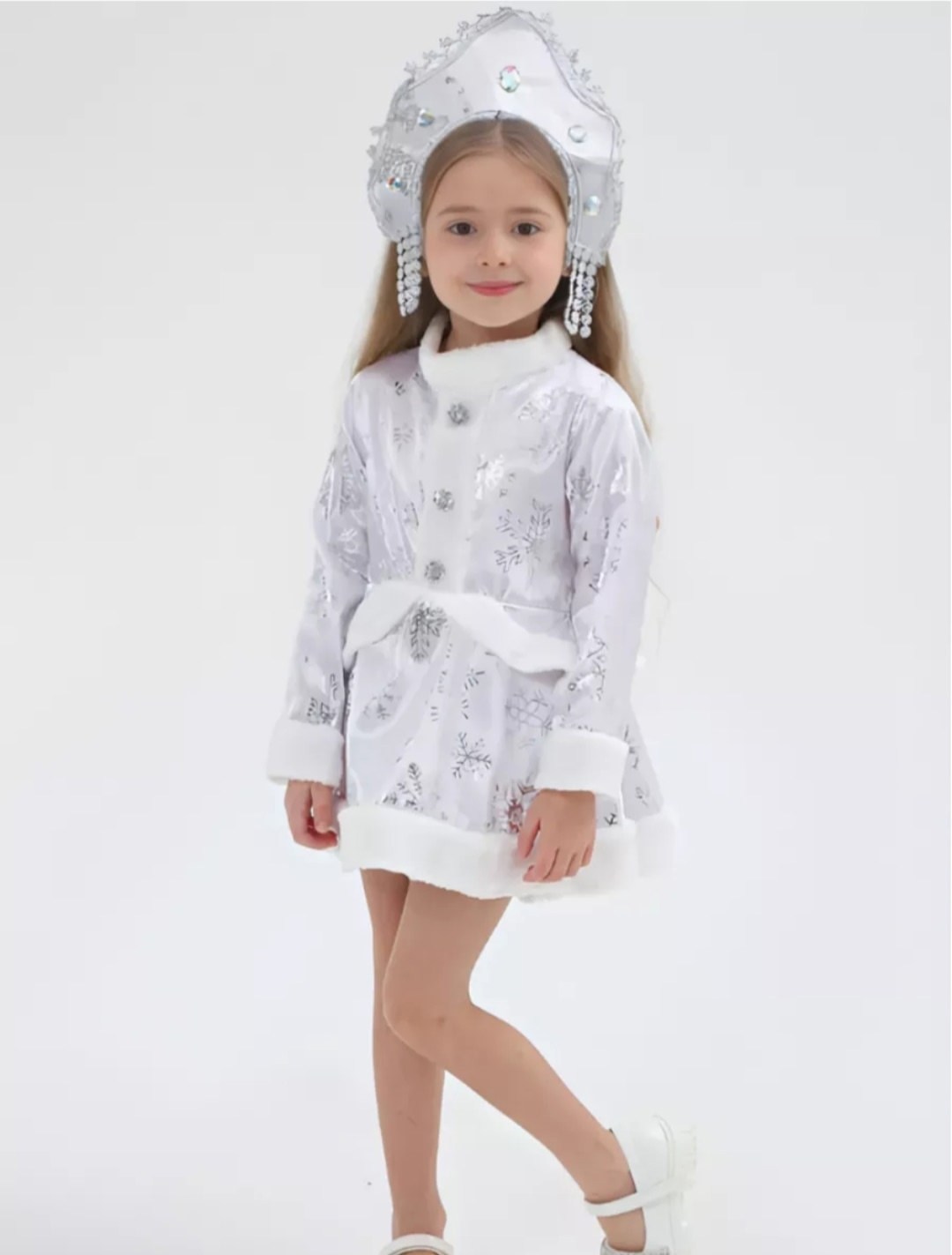 костюм снегурочка детский,костюм снегурочка для девочки,детский костюм снегурочки,костюм снегурочки белый,карнавальные костюм снегурочка