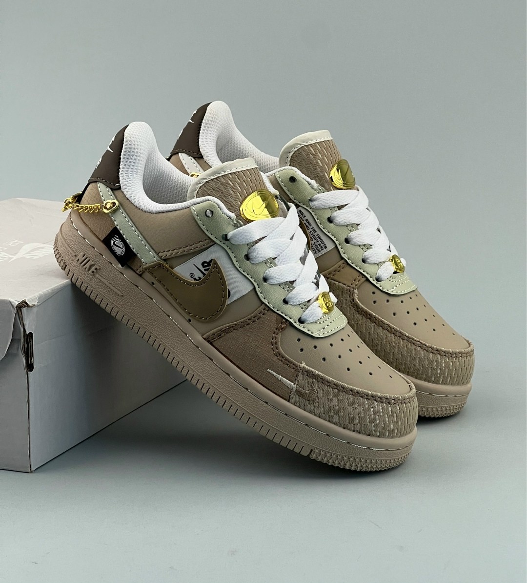 кроссовки,nike air force 1 low tan bling,кросcовки nike air force 1,nike air force 1 low, женская