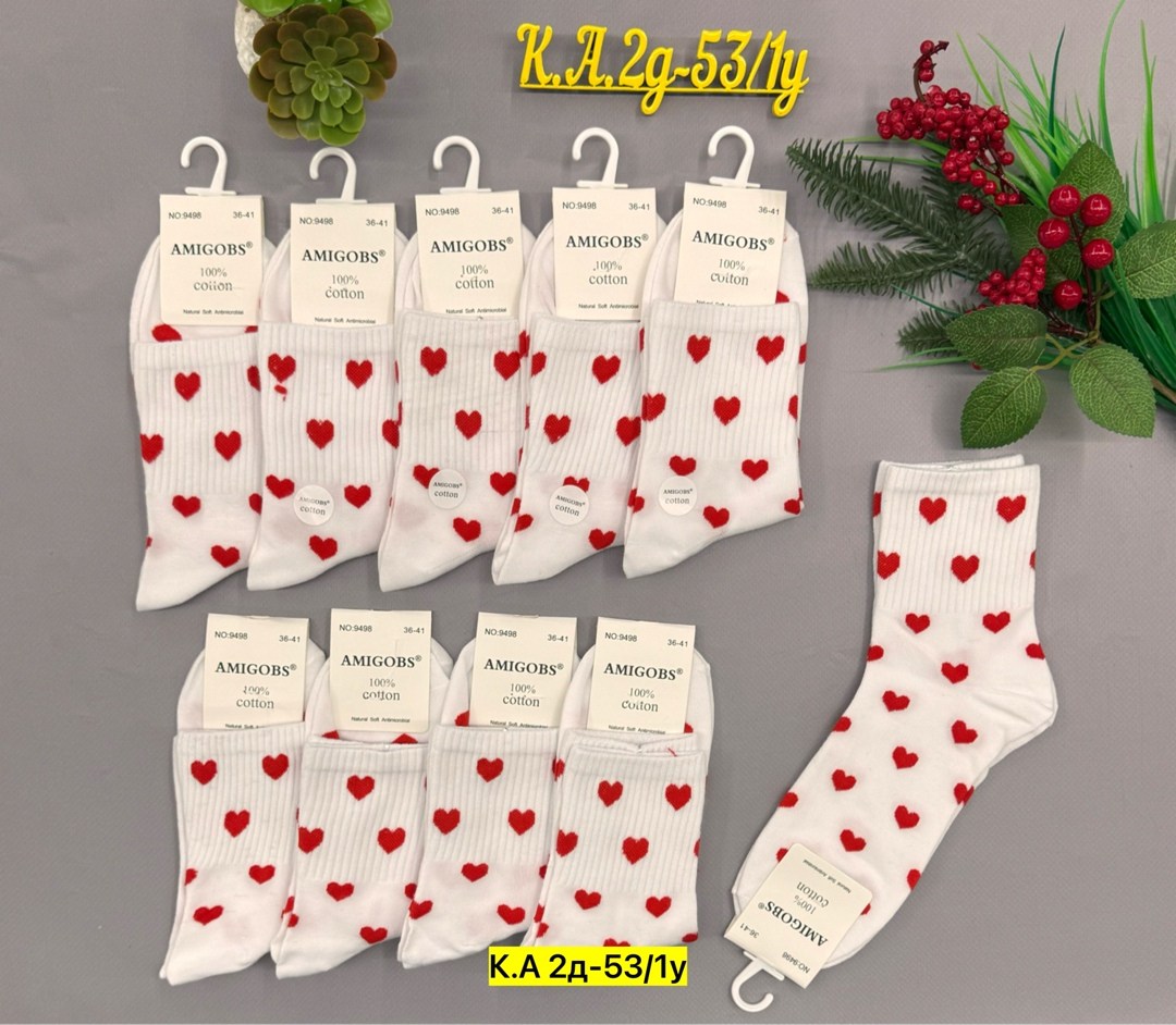 носки женские,носки хлопковые женские,носки с сердечками,носки женские 10 пар,комплект носки женские