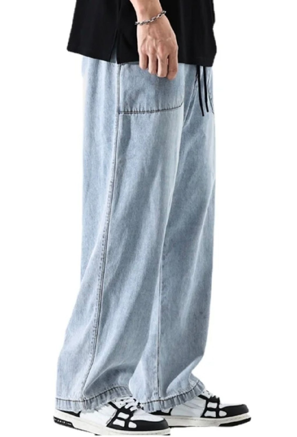 мужские широкие джинсы,джинсы для мужчин,брюки джинсы,джинсы мужские,широкие джинсы