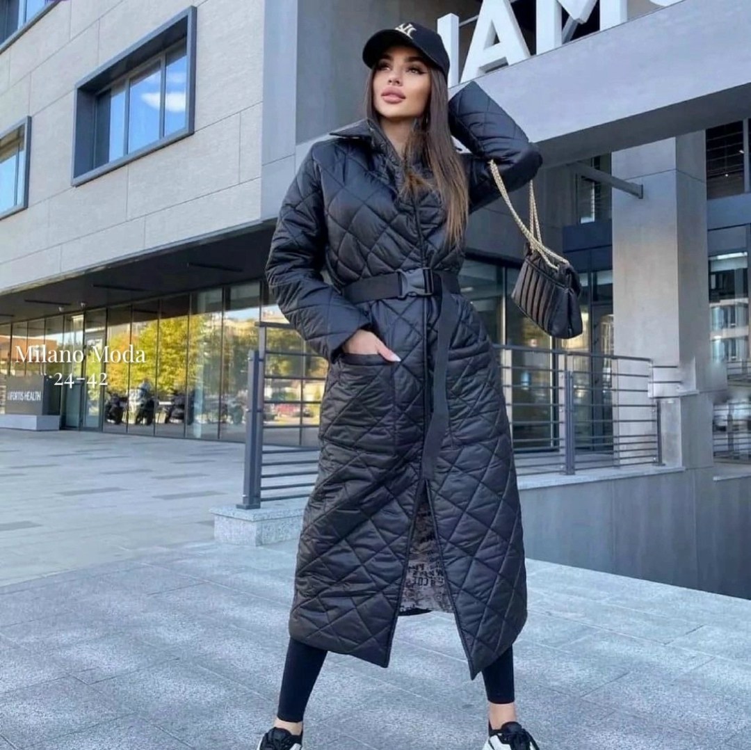 пальто на синтепоне,стёганое пальто женское черное демисезонное,длинное стеганое пальто,куртка пальто стеганое,стеганое пальто с поясом