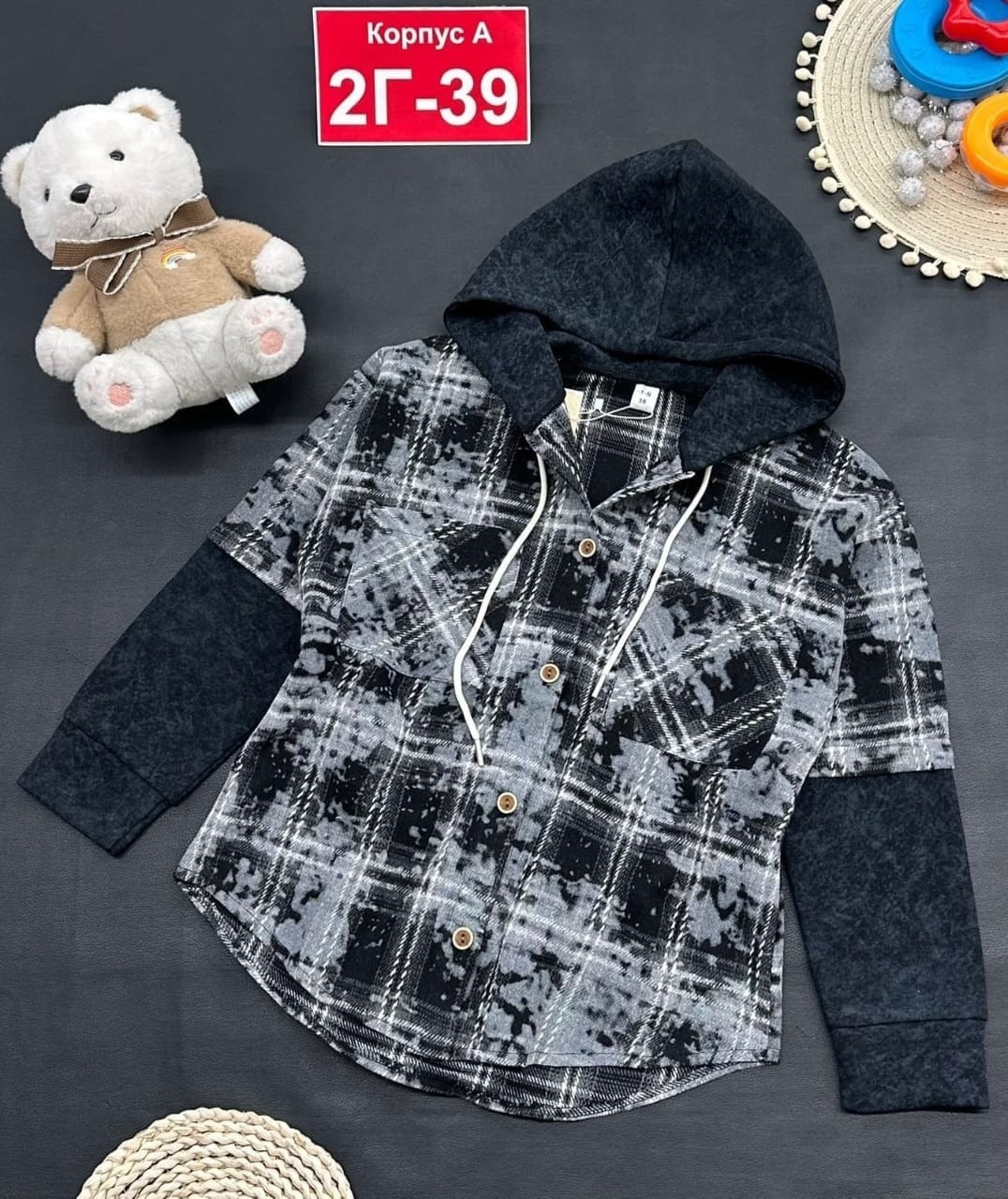 рубашка для девочек,рубашка в клетку с капюшоном для девочек,детская рубашка,рубашка с капюшоном,рубашка теплая