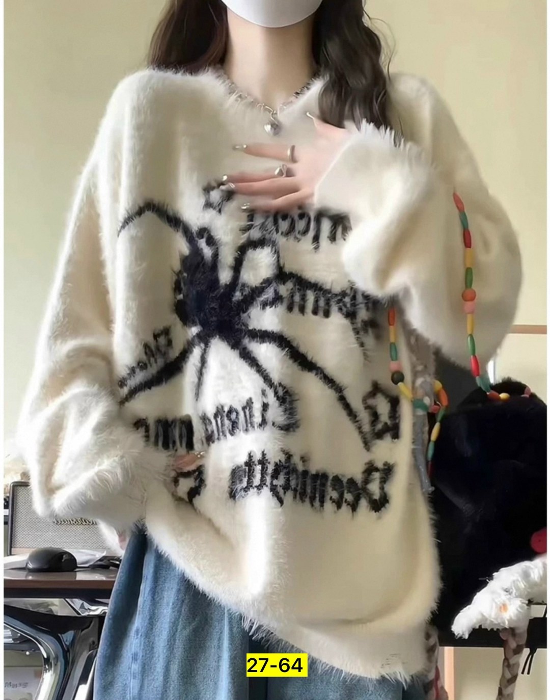 свитер в корейском стиле,свитер,вязаные свитера,свободный свитер,женский вязаный свитер