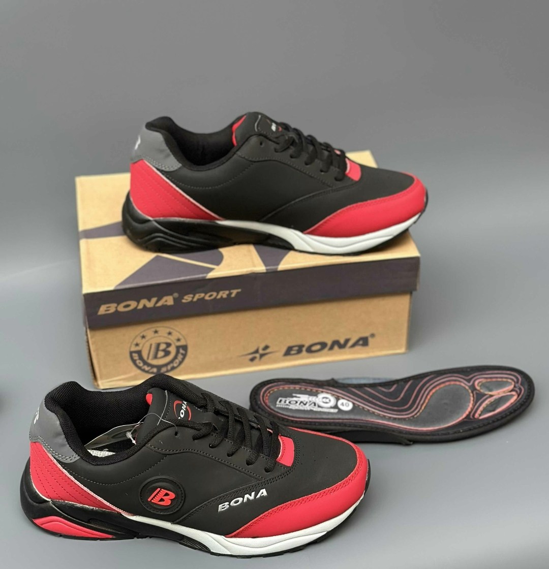 кроссовки,кроссовки bona,кроссовки бона красно черные,кроссовки мужские bona 757а,кроссовки мужские bona