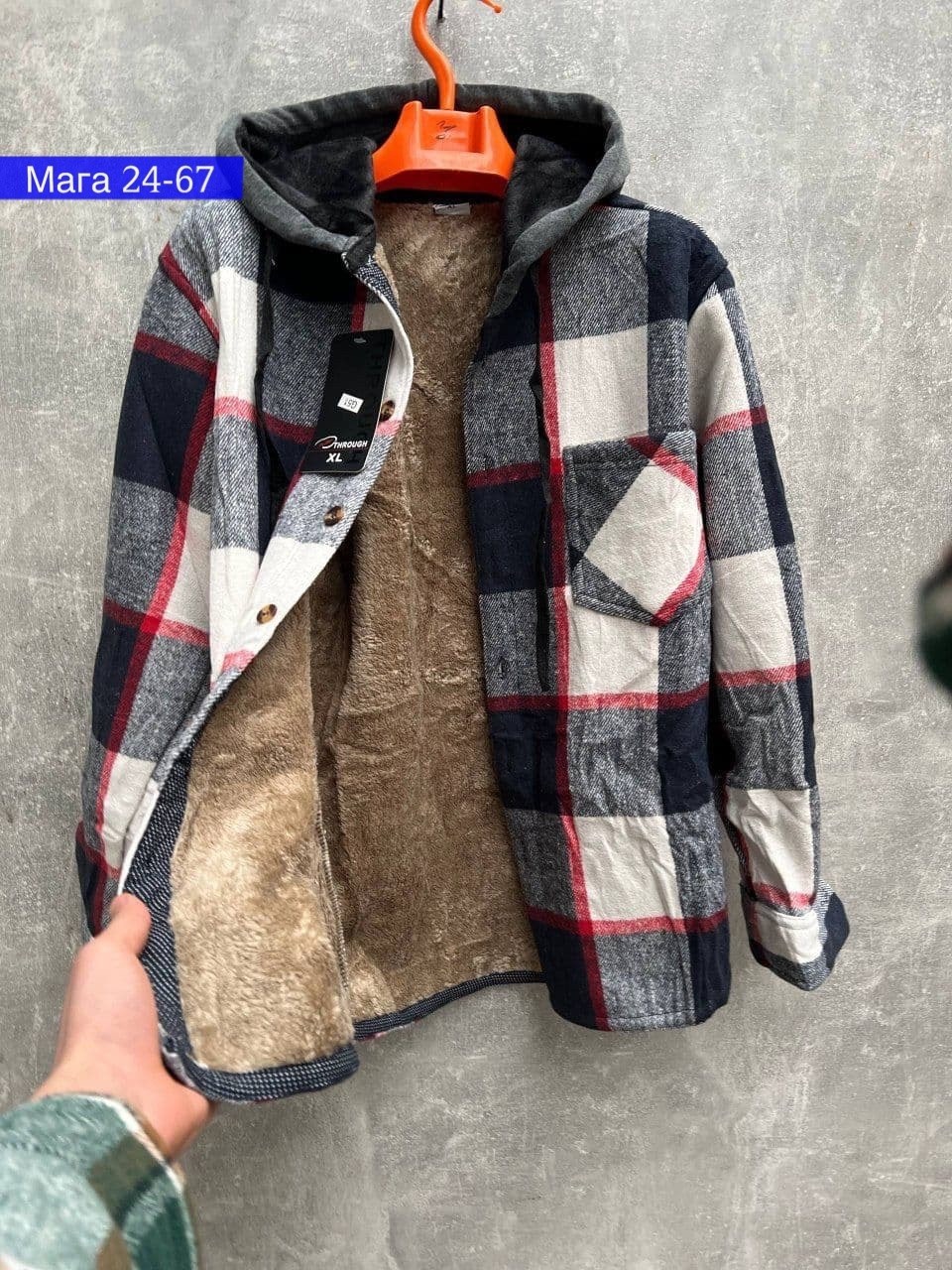 рубашка в клетку с капюшоном,рубашка с капюшоном,теплая рубашка,рубашка на меху,клетчатая рубашка с капюшоном