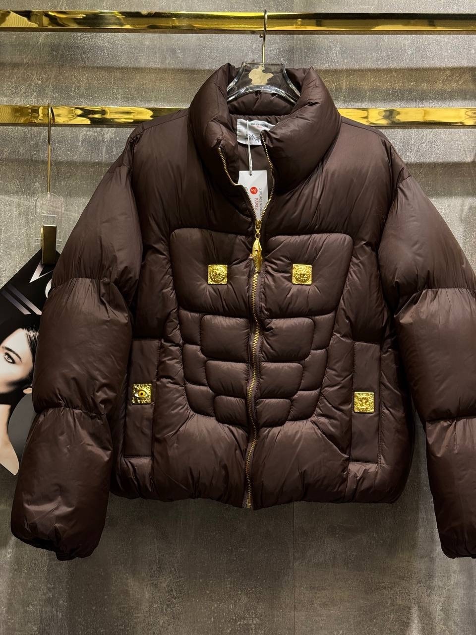 пуховик fendi,пуховик,куртка пуховик,пуховики женские,пуховик двухсторонний