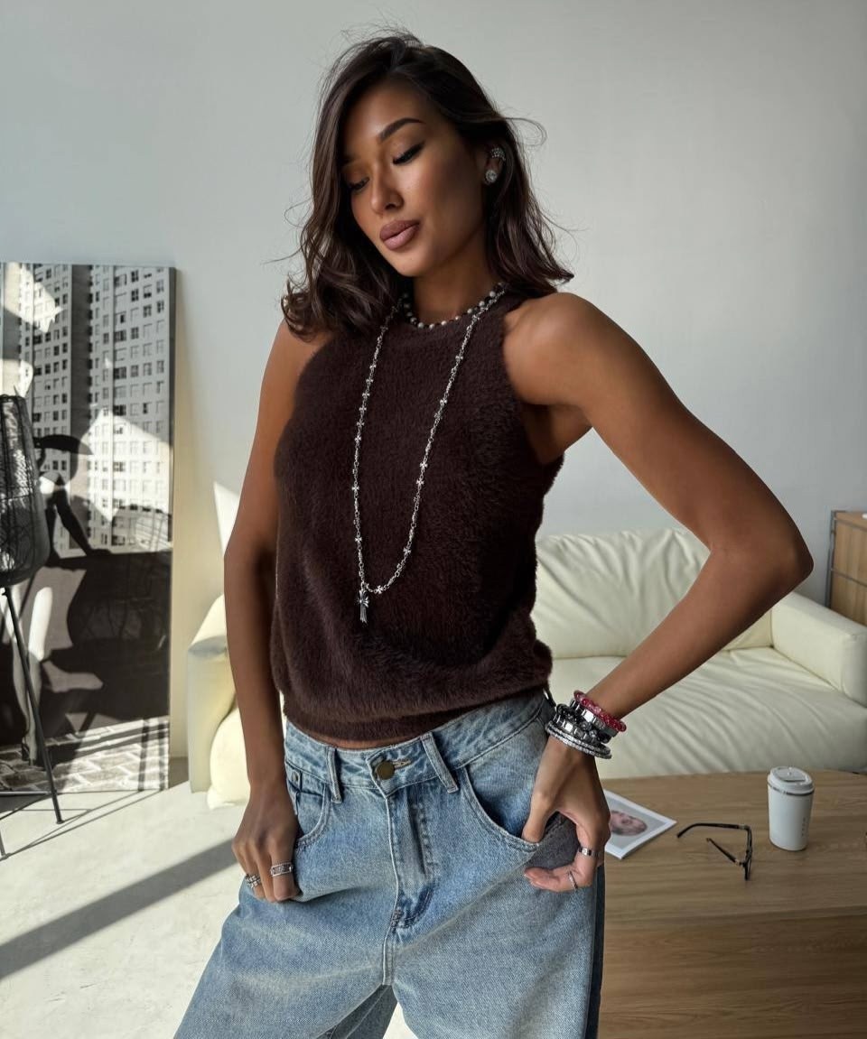 вязаные жилеты,топ кофта,кофточка,стильная майка