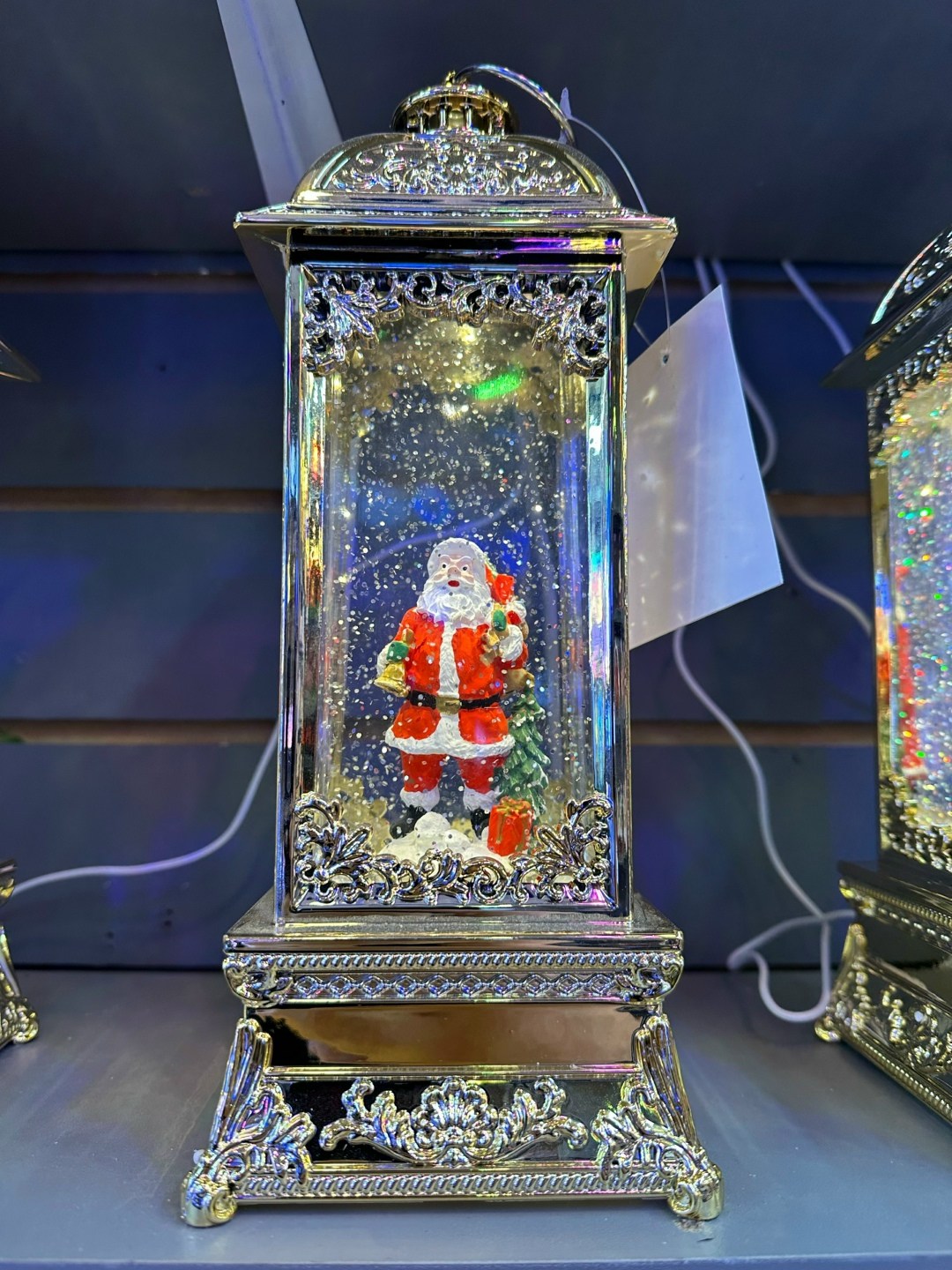 новогодний музыкальный фонарь светильник со,фонарь новогодний музыкальный светильник со снегом,новогодний фонарь светильник,новогодний фонарь,фонарь новогодний музыкальный