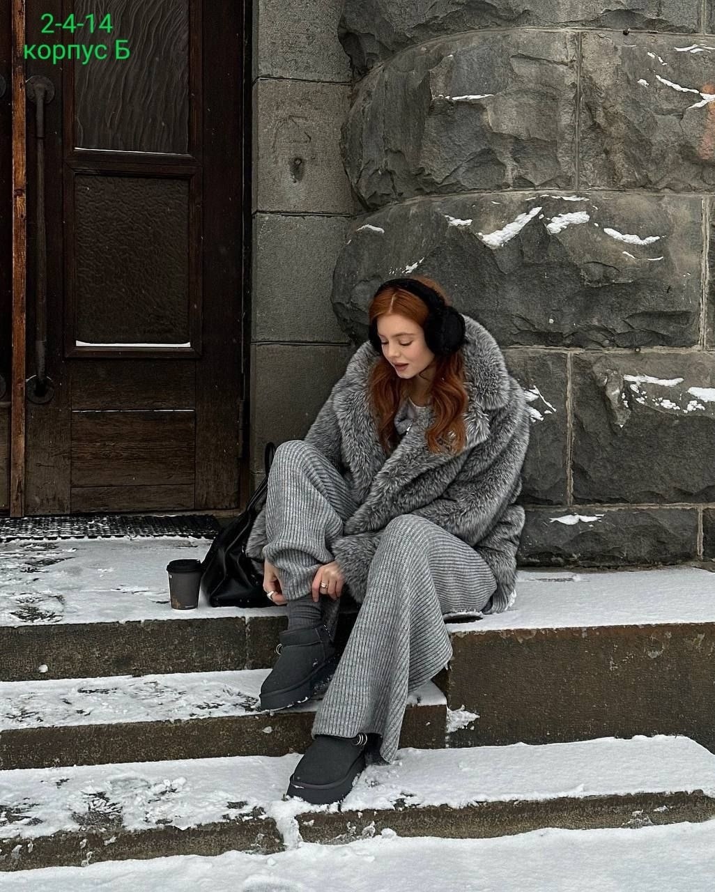 искусственная шуба,шуба из экомеха,шуба из эко меха,серая шуба,женские шубы