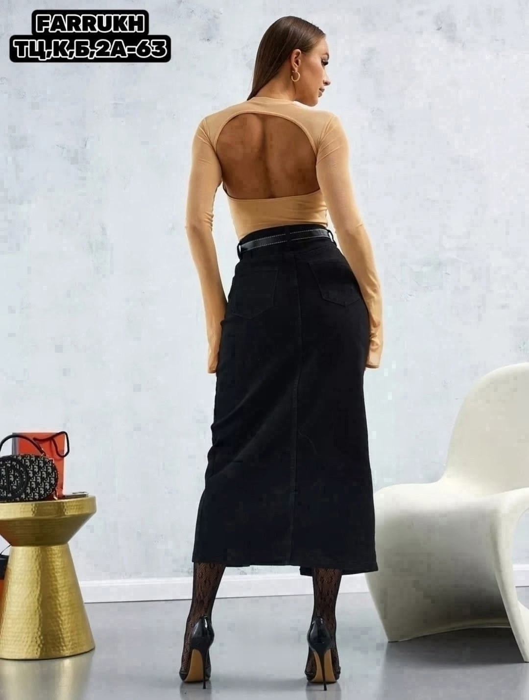 юбка,юбка женская,юбка джинсовая макси с разрезом,юбка стильная,юбка джинсовая длинная с разрезом спереди