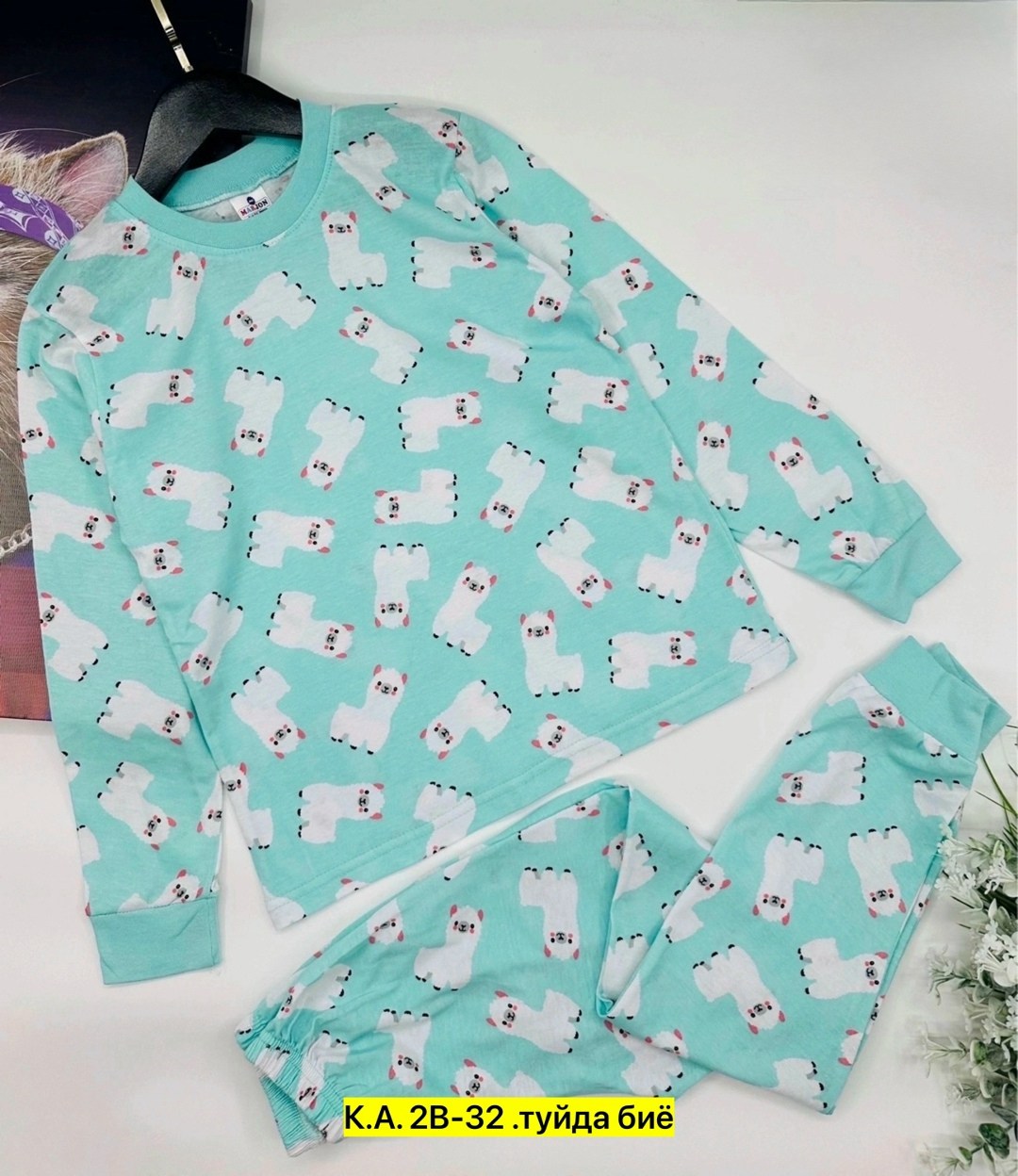пижама детская,пижама для девочек,комплект пижама,пижама с клубникой детский,пижама для детей