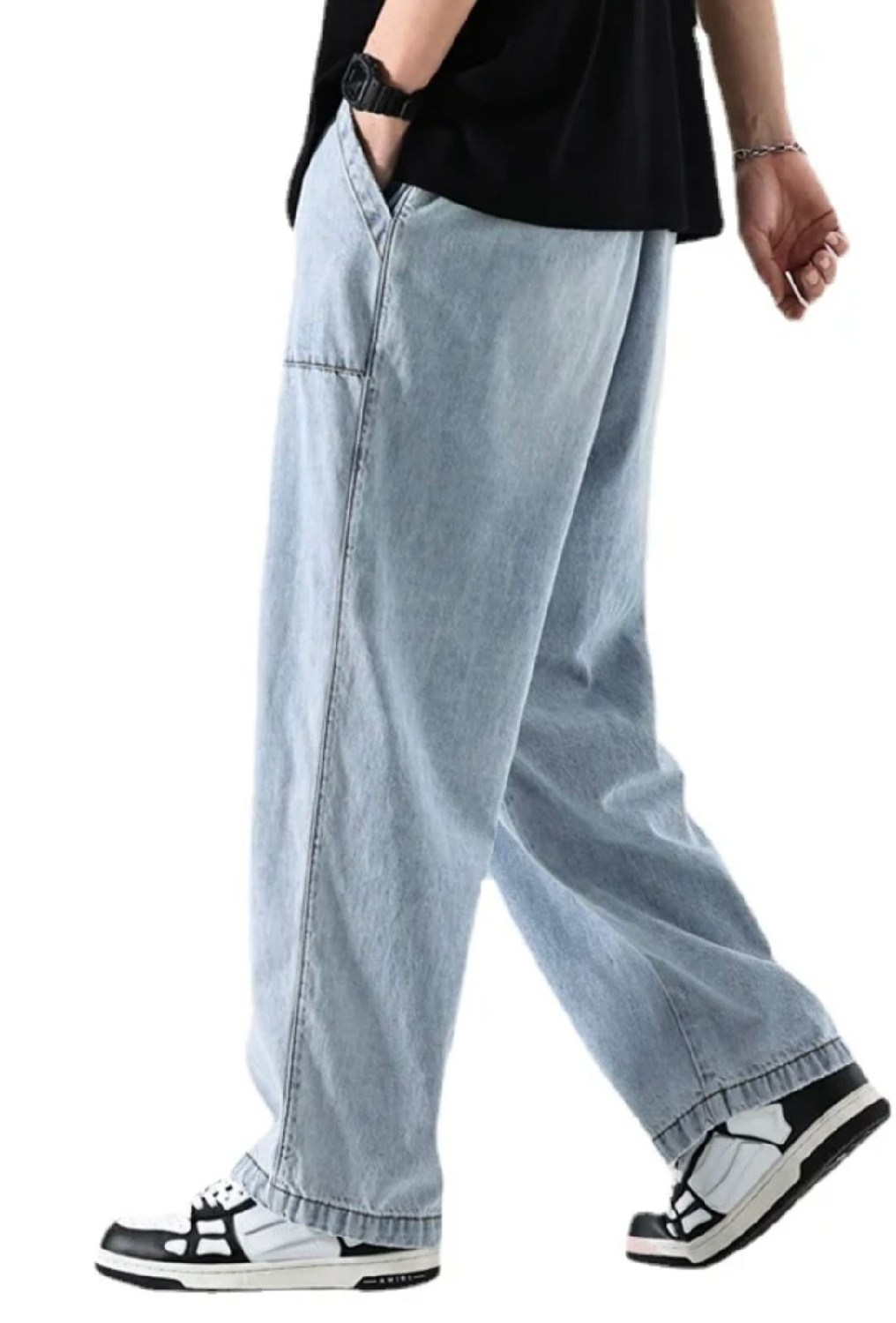 мужские широкие джинсы,джинсы для мужчин,брюки джинсы,джинсы мужские,широкие джинсы