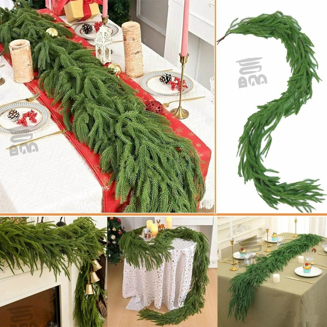 рождественская гирлянда,еловая гирлянда икеа,новогоднее украшение камина,праздничный декор,новогодние декор