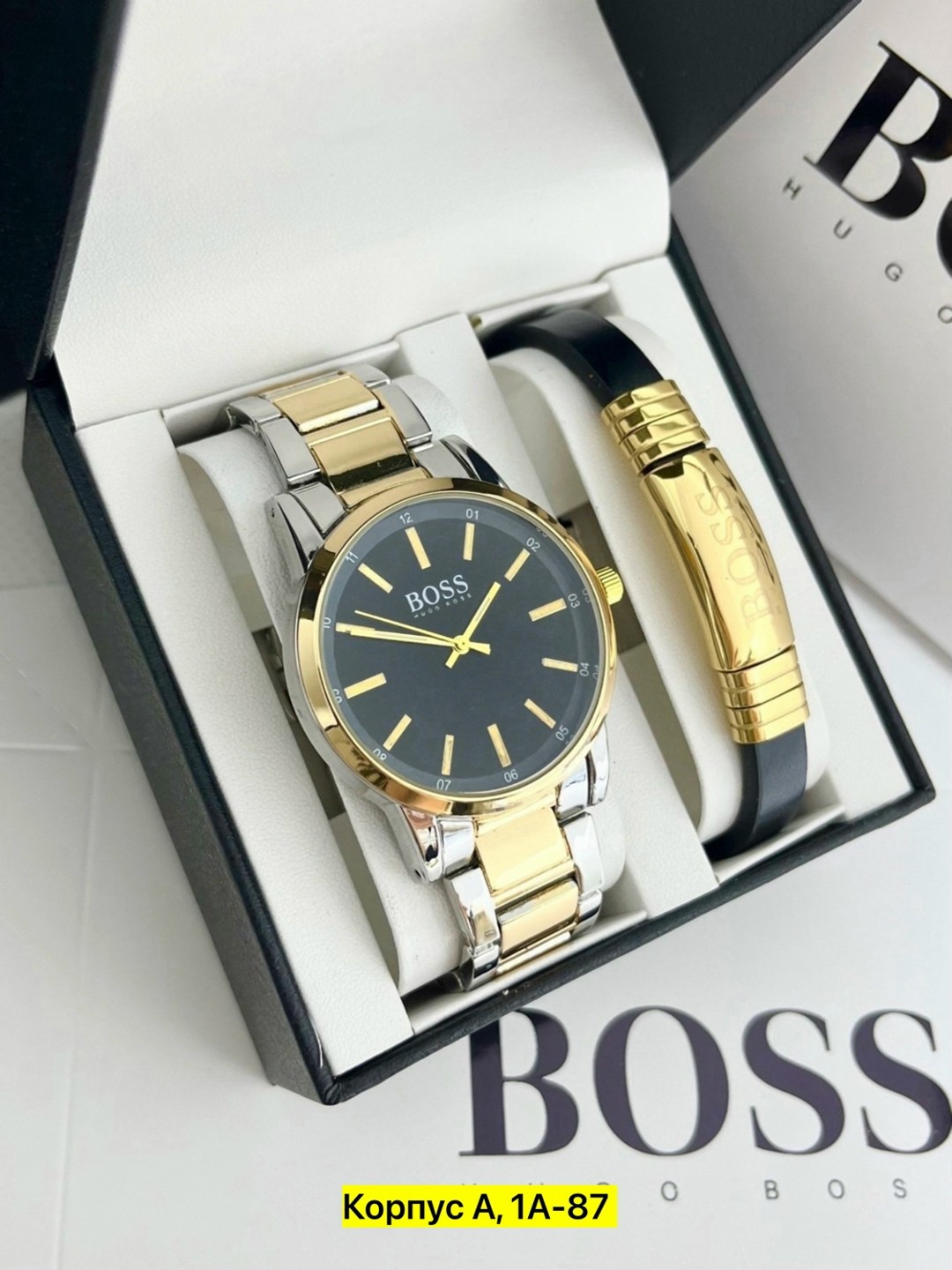 набор часы,подарочный набор босс мужской,часы наручные,мужские часы,набор мужчине