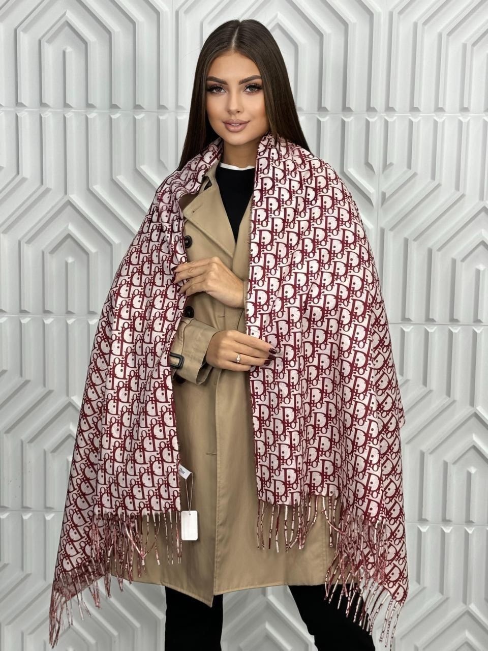 двусторонний палантин,кашемировый двусторонний палантин,палантин теплый двусторонний,палантин burberry,палантин женские