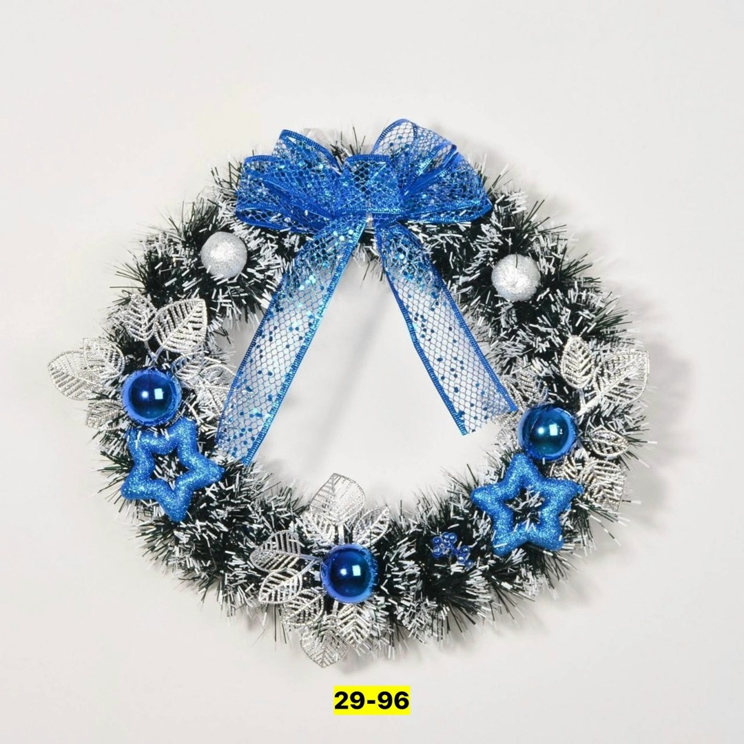 венки новогодние,новогодние декор,венок новогодний 33 см,венок новогодний своими руками из мишуры,венки рождественские