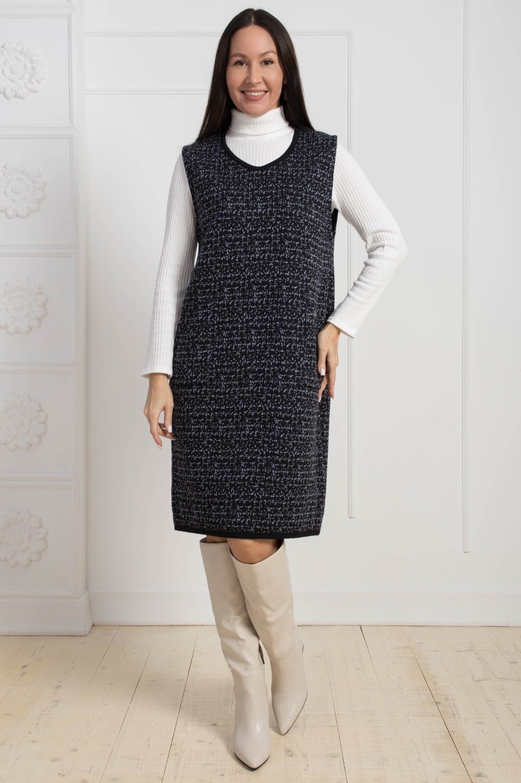 сарафан женский,сарафан свободного кроя,сарафан,модели сарафанов,теплый сарафан