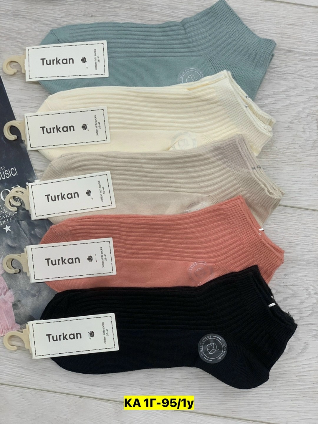 носки женские turkan,носки женские короткие набор 5 шт,женские носки,носки женские 10 пар,носки женские набор короткие