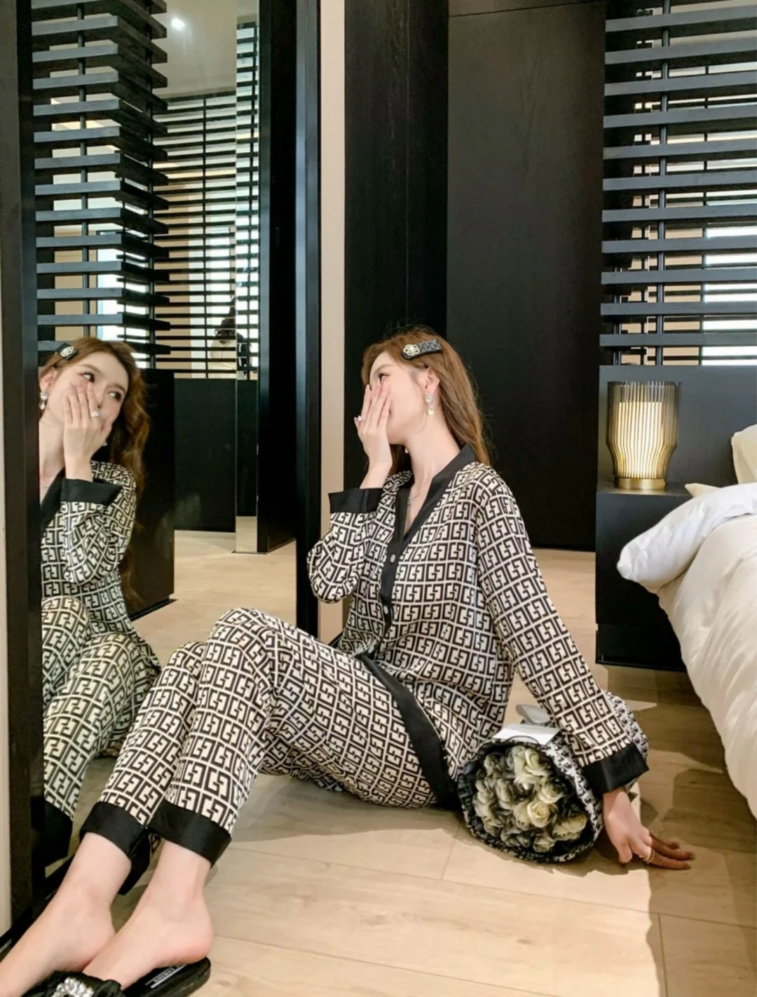 домашняя одежда пижама,женская пижама из искусственного шелка,пижама женская,домашний костюм пижама,стильная пижама