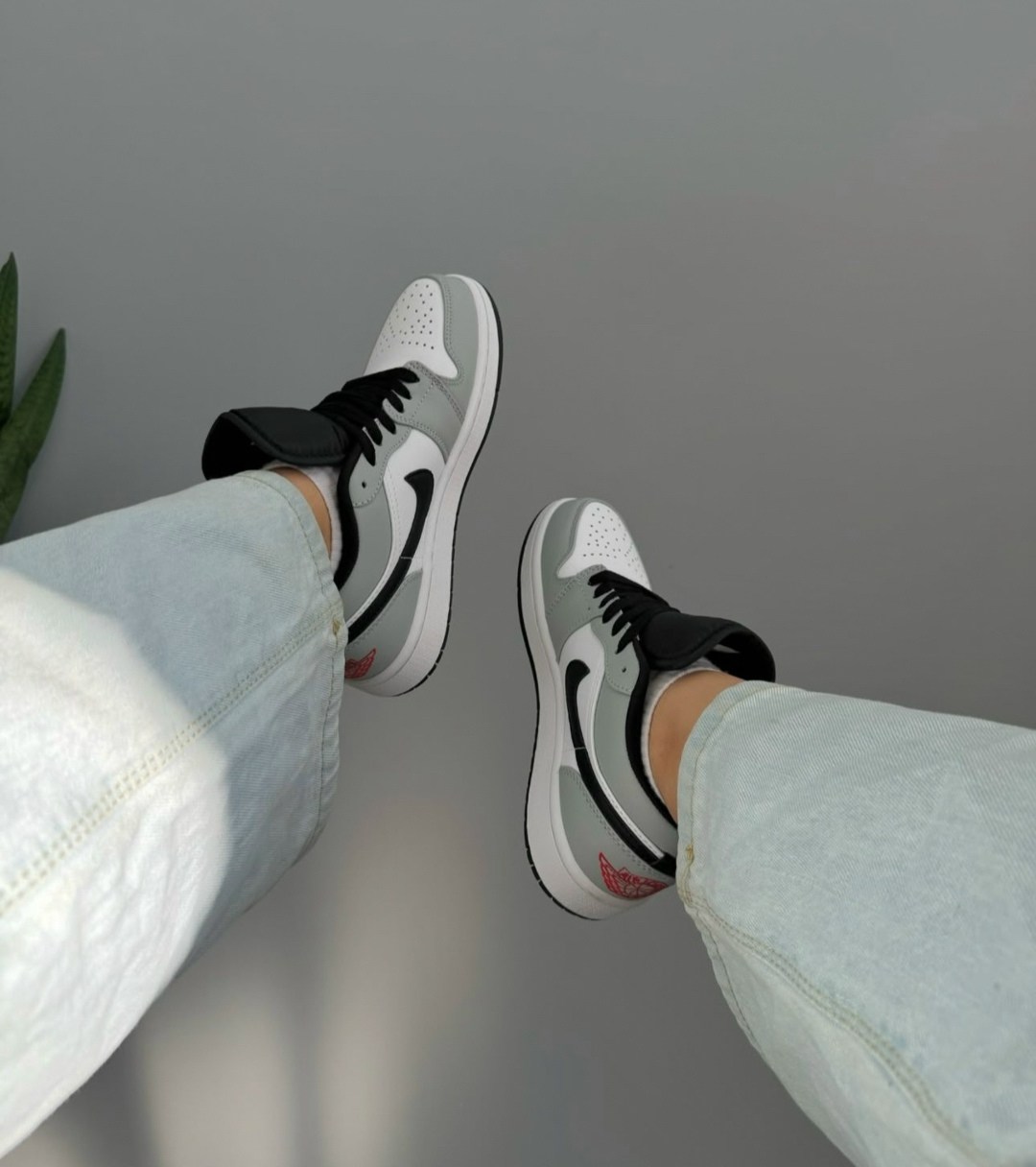 nike air jordan 1 low light smoke grey,кроссовки кожа,nike air jordan 1 low,air jordan 1 low gs light smoke grey, женская