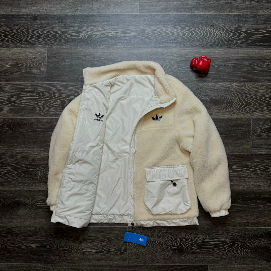 куртка адидас двухсторонняя барашек,двусторонняя куртка адидас барашка,куртка барашек adidas,куртка барашек,демисезонная куртка adidas