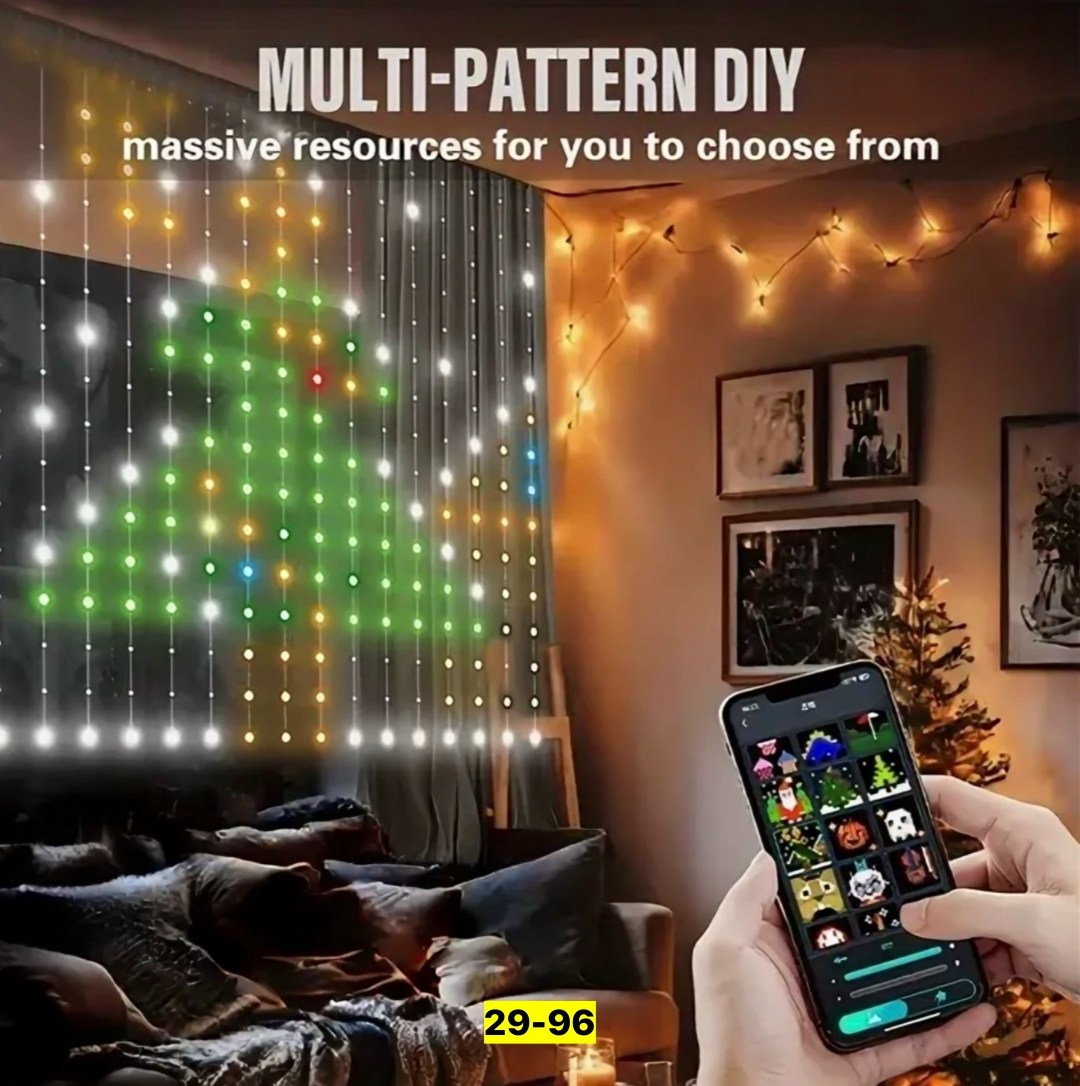 cветодиодный занавес,светодиодные гирлянды,светодиодная гирлянда занавес,умная светодиодная,электрогирлянда интерьерная штора светодиодная