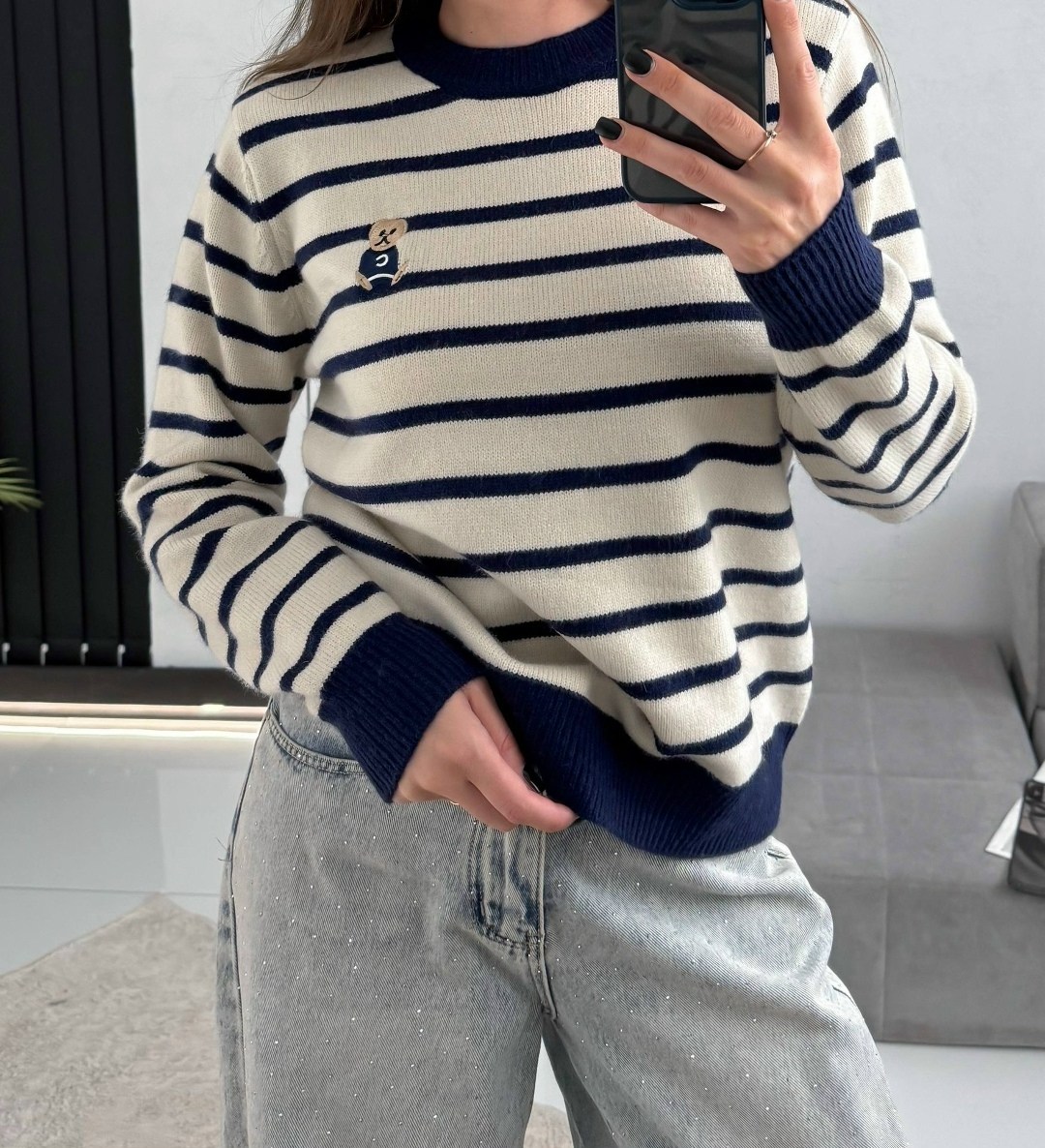 свитер,свитер в полоску,свитер джемпер,свитер повседневный,джемпер в полоску
