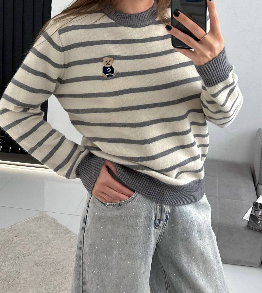 свитер,свитер в полоску,свитер джемпер,свитер повседневный,джемпер в полоску