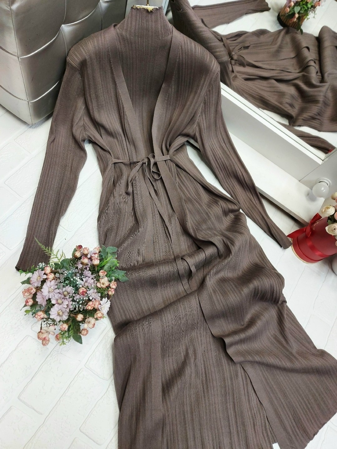 плиссированное платье,женское плиссированное платье,плиссированное платье с поясом,платье с завязками,женское длинное плиссированное платье