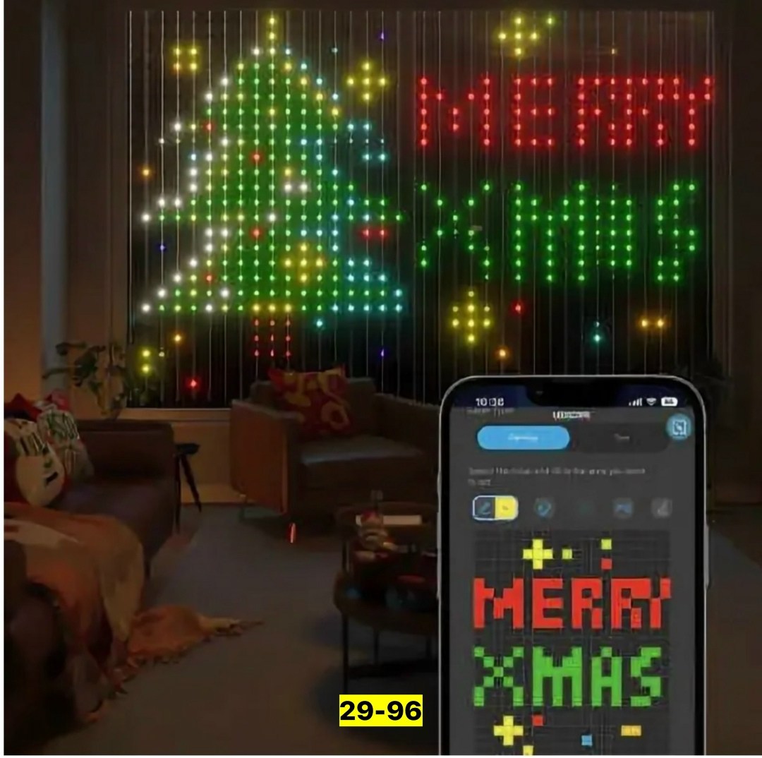 cветодиодный занавес,светодиодные гирлянды,светодиодная гирлянда занавес,умная светодиодная,электрогирлянда интерьерная штора светодиодная