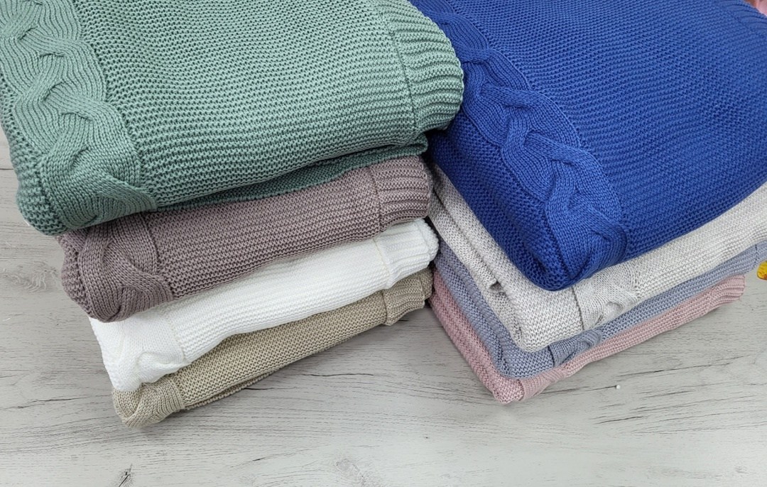 плед вязаный,плед,плед вязанный,плед детский,плед для малыша