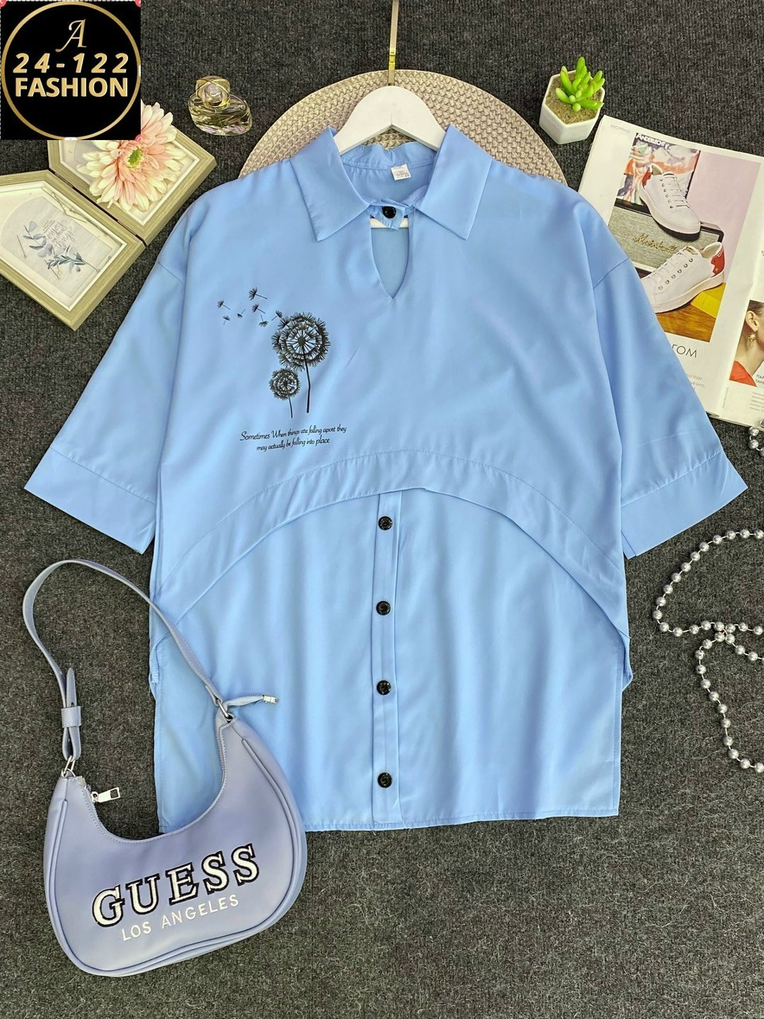 блузка рубашка,рубашка женская, ,рубашка,голубая блузка