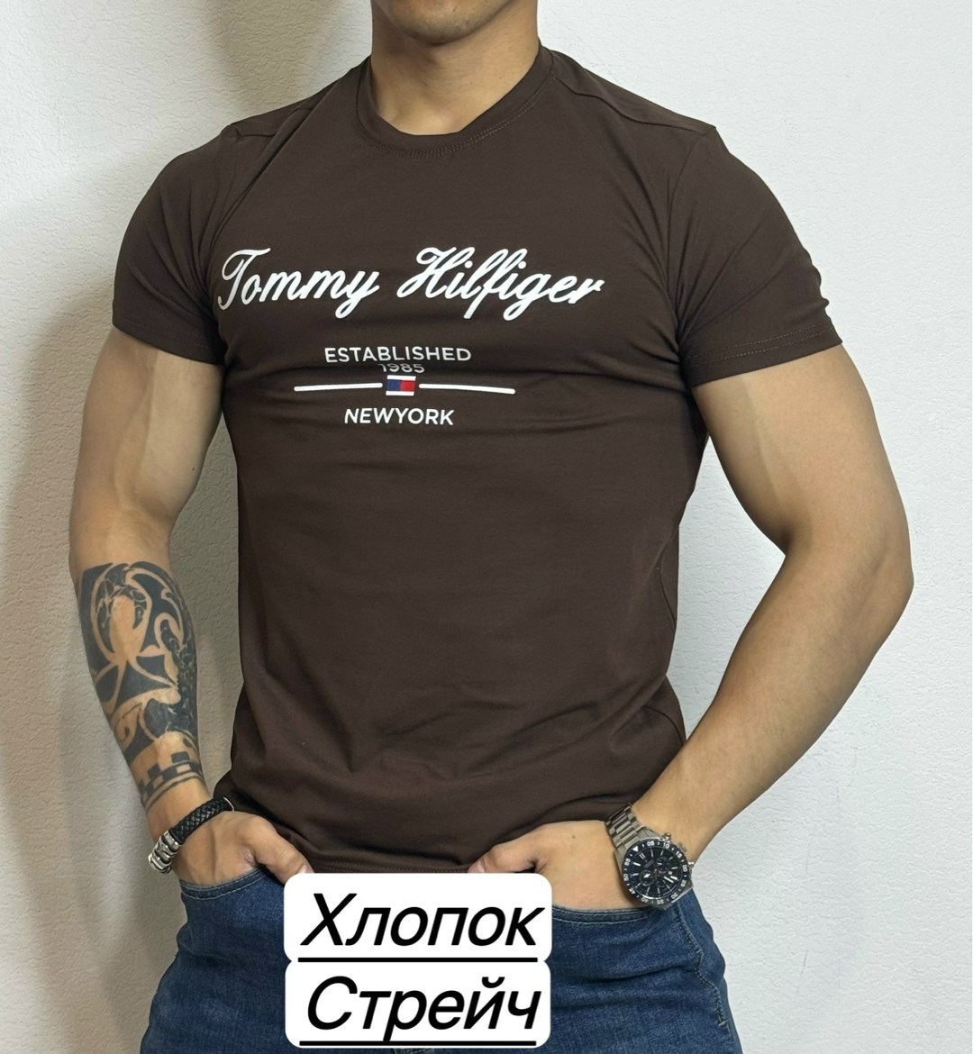 футболки для мужчин,мужской футболка,футболка мужская tommy hilfiger, ,мужская футболка белая